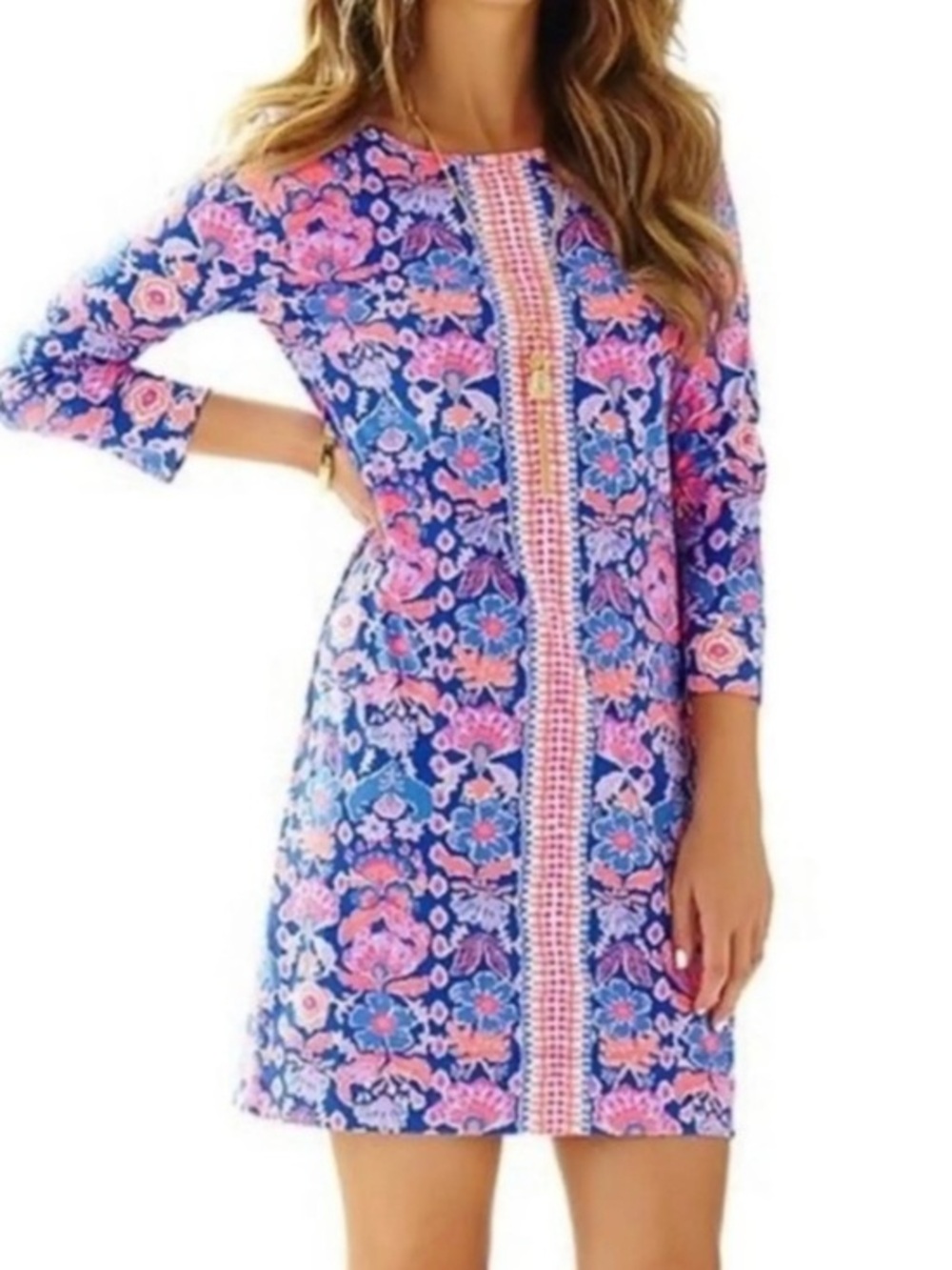 LILLY PULITZER Marlowe Werk dress iris blue xs nwt new